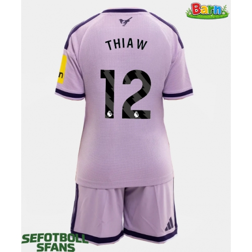 Newcastle United Malick Thiaw #12 Tredjeställ Barn 2026-27 Kortärmad (+ Korta byxor)